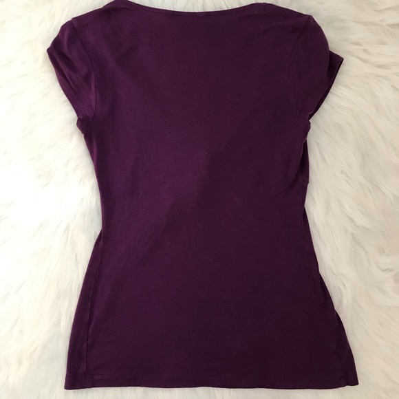 3/$20 - Banana Republic Plum Stretchy Top - Picture 4 of 4